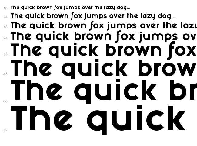 Fashion Fetish font waterfall
